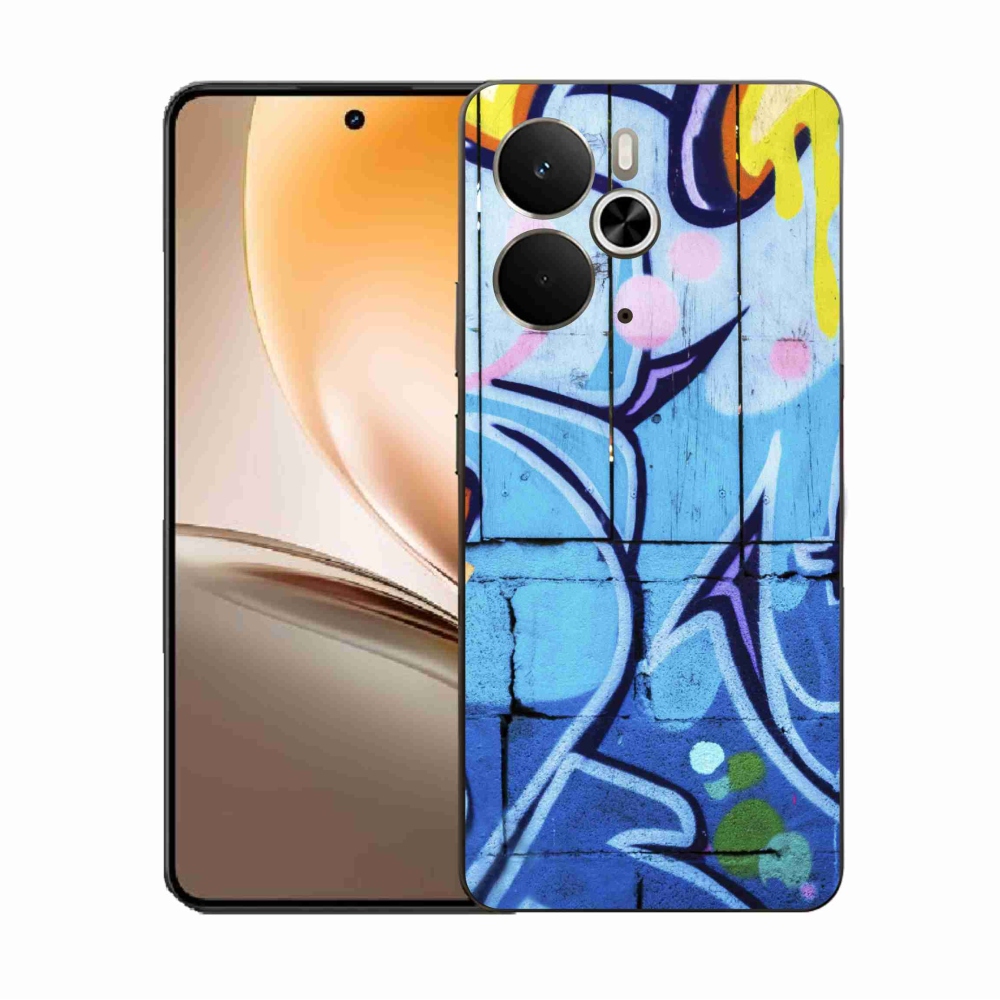 Gél borítás mmCase a Realme 14 5G készülékhez - graffiti