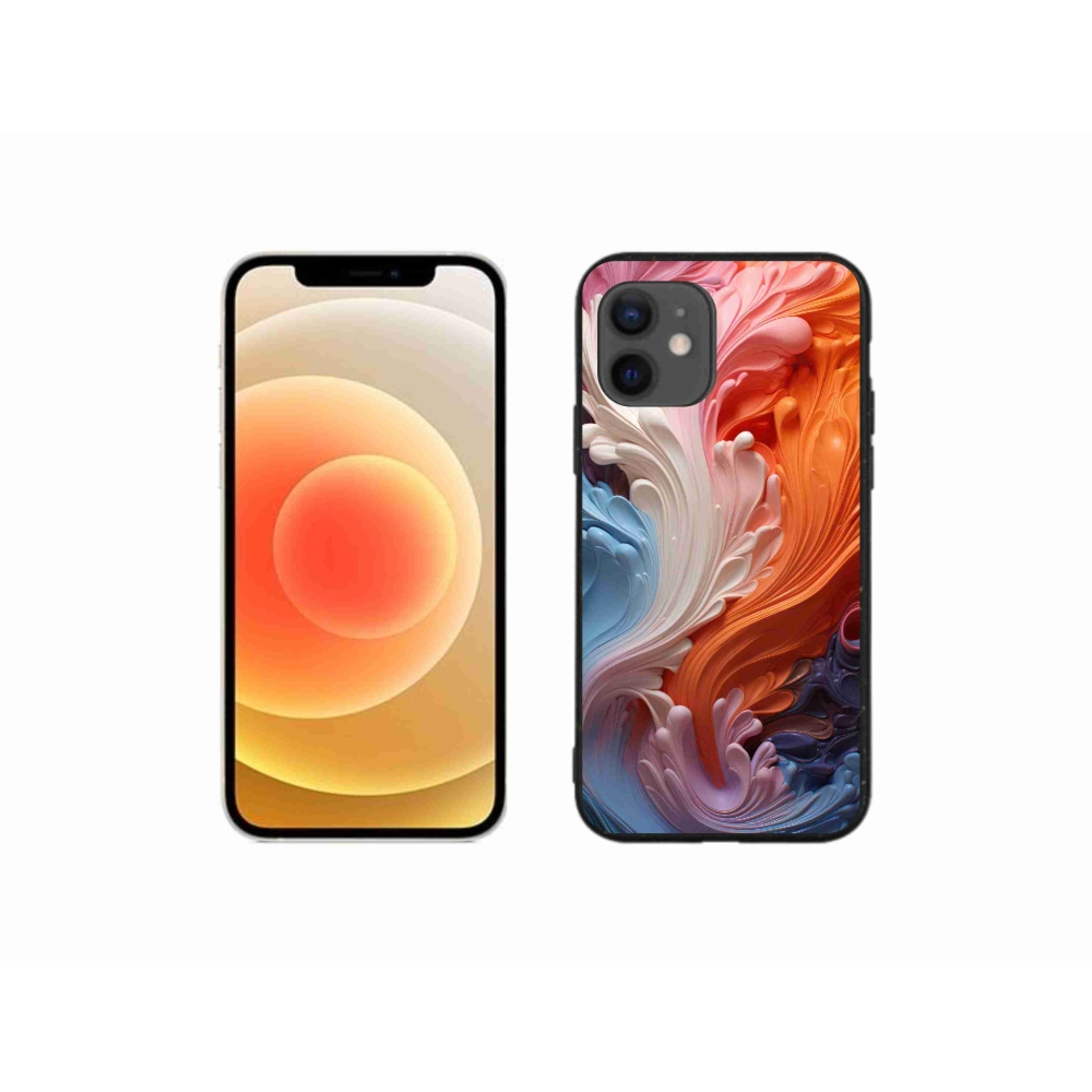 Zselés borítás mmCase iPhone 12 mini készülékhez - absztrakt motívum 8
