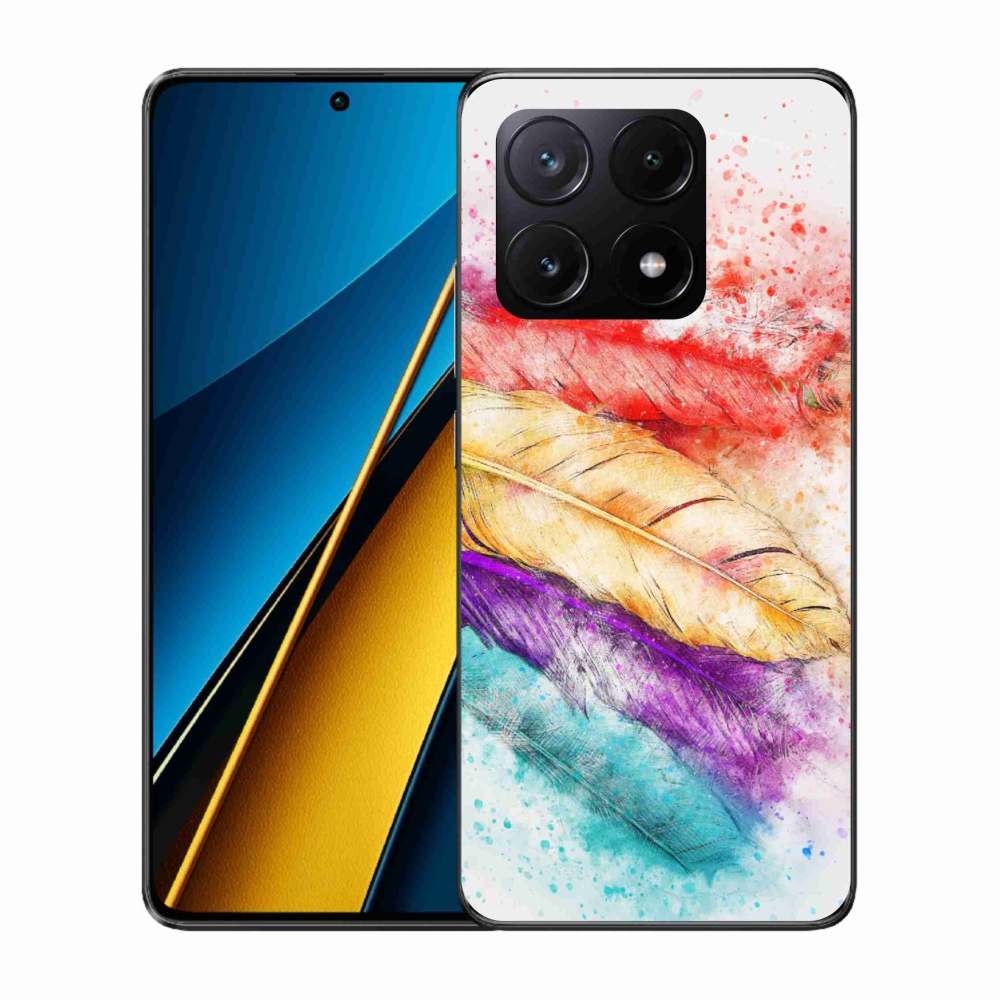Gél borítás mmCase a Xiaomi Poco X6 Pro 5G-hez - színes toll