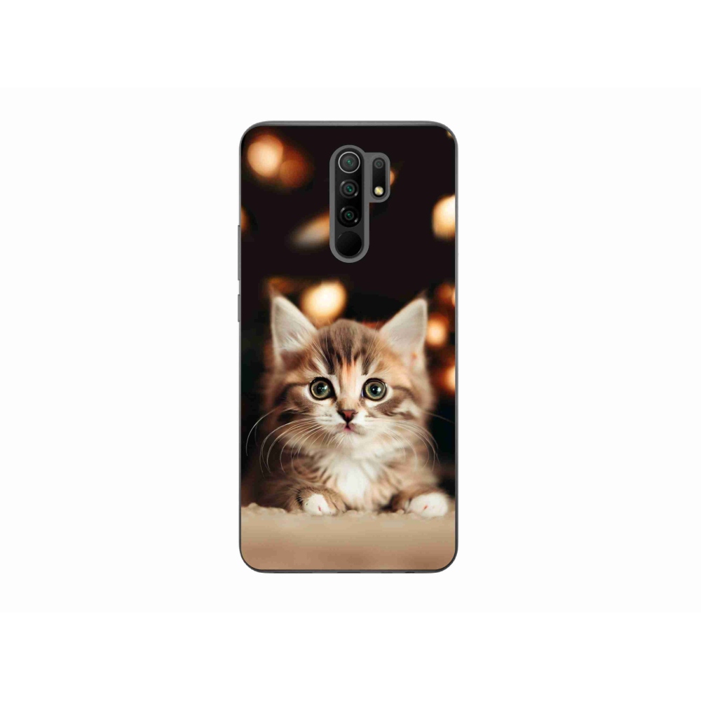 Gél borító mmCase a Xiaomi Redmi 9-hez - aranyos cica 2