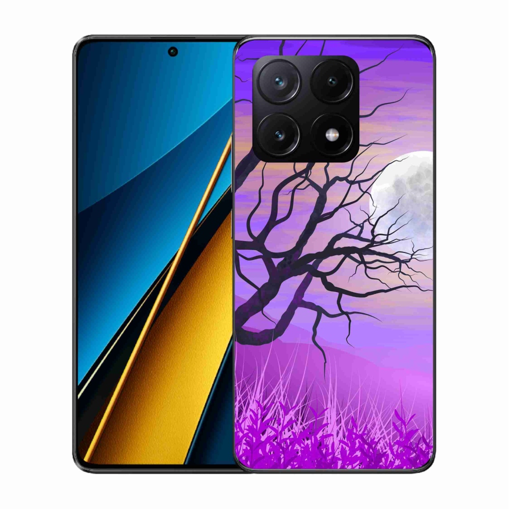 Gél tok mmCase a Xiaomi Poco X6 Pro 5G számára - rajzfilmes kidőlt fa