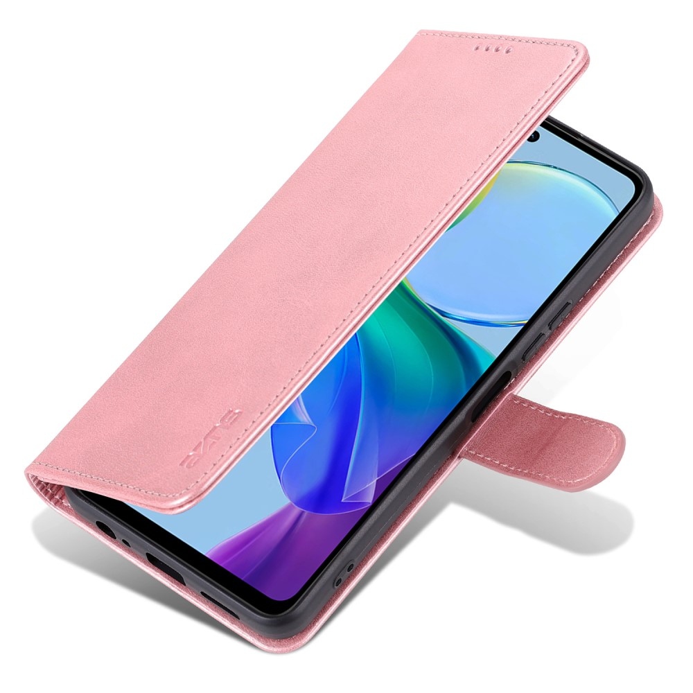 AZNS könyv tok a Vivo V29 Lite 5G-hez - rózsa arany