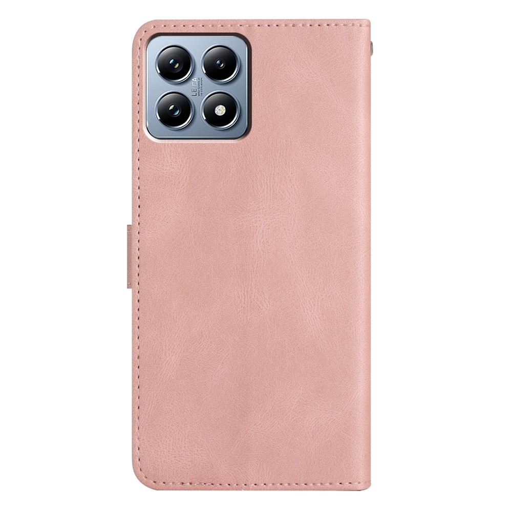 Line könyv tok Xiaomi 15T Pro-hoz - rózsaszín
