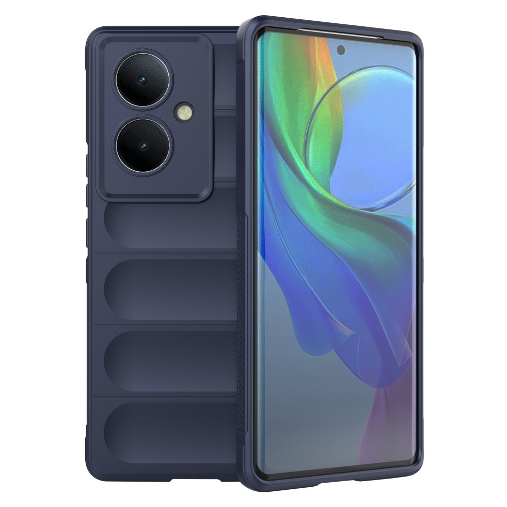 Rugg tartós zselés tok a Vivo V29 Lite 5G-hez - sötétkék