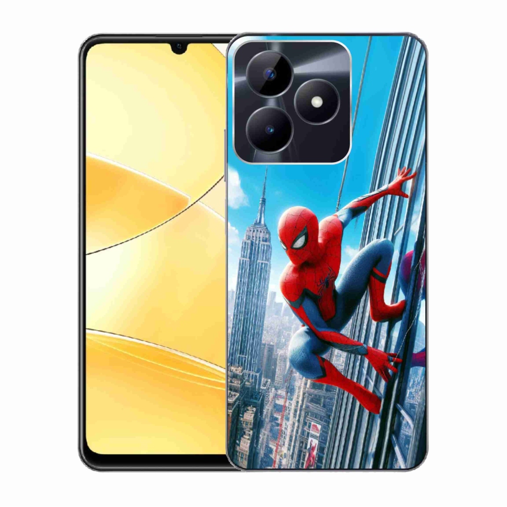 Zselés borítás mmCase a Realme C51/C53 készülékhez - pókember