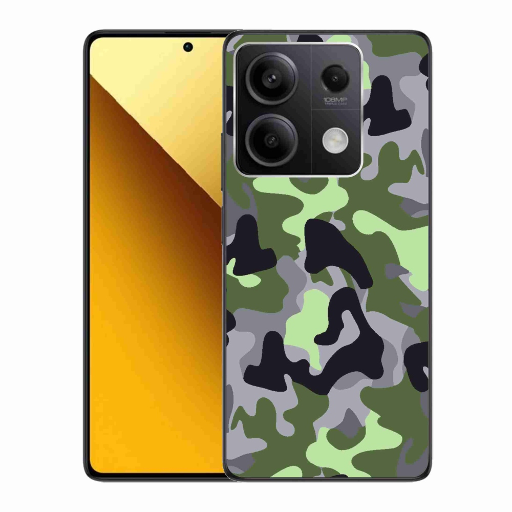 Gél borítás mmCase a Xiaomi Redmi Note 13 5G-hez - álcázó minta 7