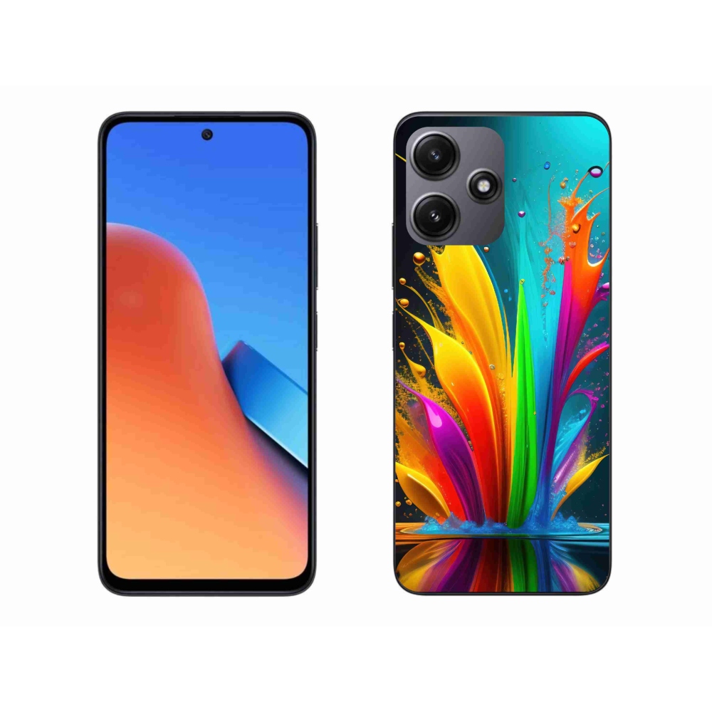 Gél borítás mmCase a Xiaomi Redmi 12 5G számára - absztrakt motívum 1