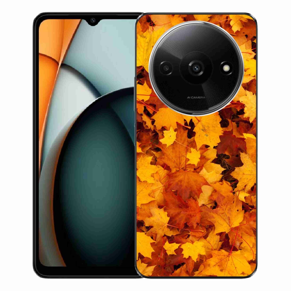Gél borítás mmCase a Xiaomi Redmi A3-hoz - juharlevelek