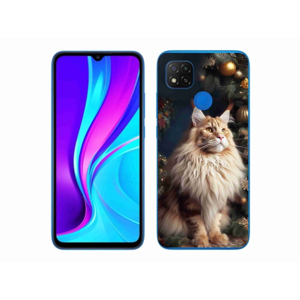 Gél borítás mmCase a Xiaomi Redmi 9C-hez - macska a fánál
