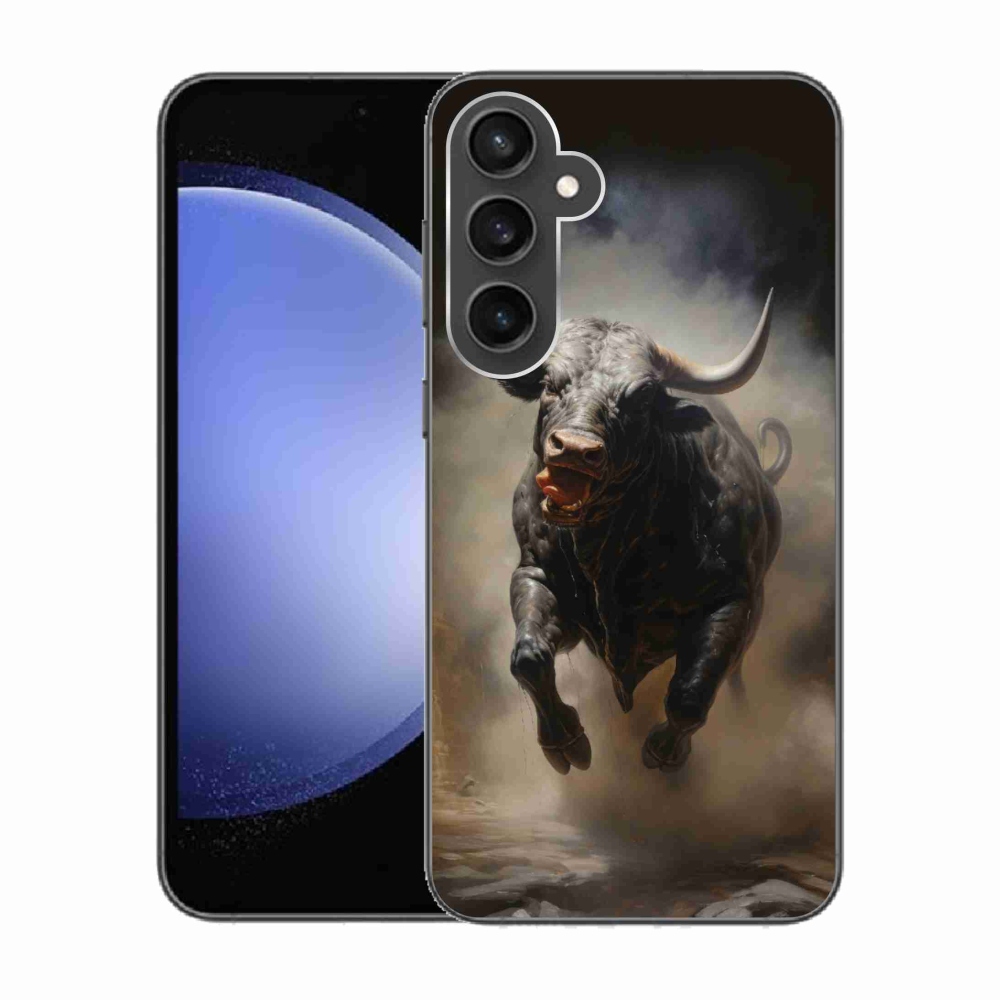 Gél borítás mmCase Samsung Galaxy S23 FE - dühös bika - Samsung Galaxy S23 FE számára
