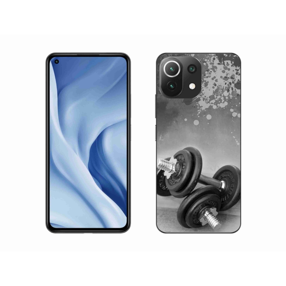 Gél borítás mmCase a Xiaomi Mi 11 Lite 4G/5G-hez - súlyzók 1
