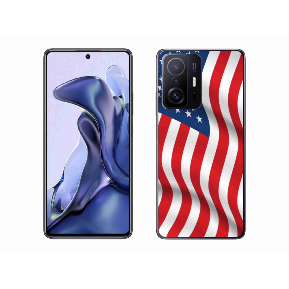 Gél borítás mmCase a Xiaomi 11T számára - USA zászló