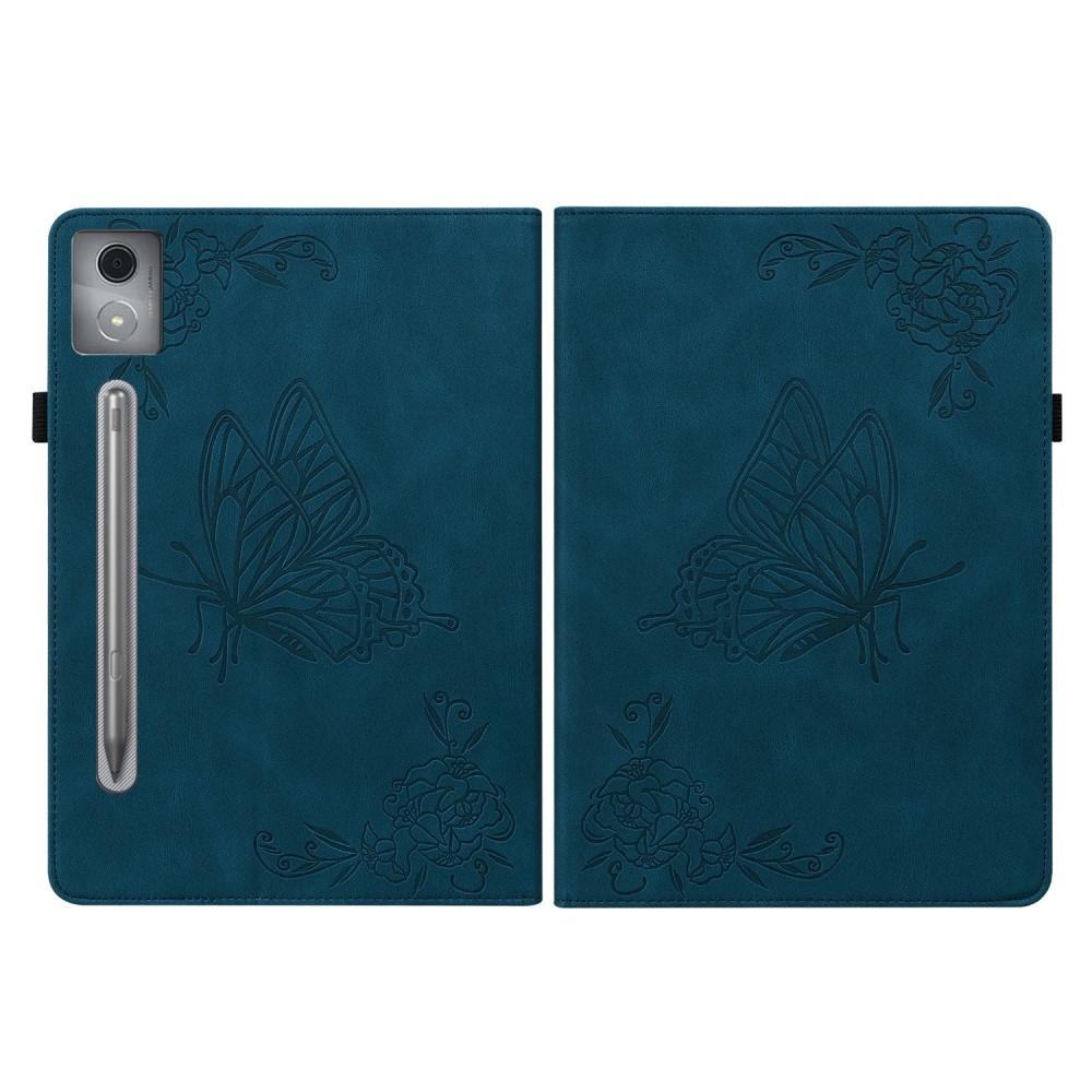 Pillangó táblagép tok Lenovo Idea Tab Pro 12.7 - kék