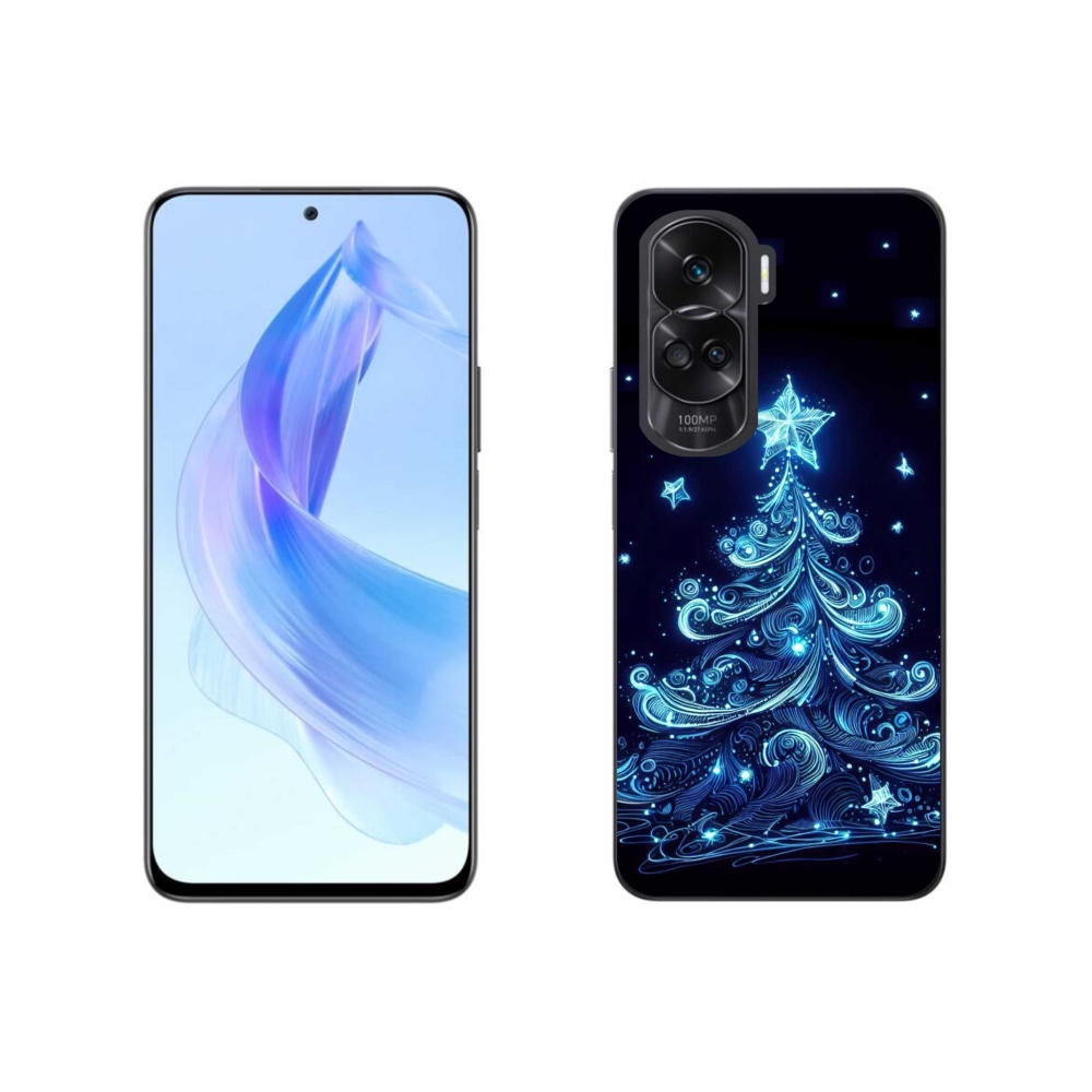 Gél borítás mmCase a Honor 90 Lite-hoz - neon karácsonyfa 4