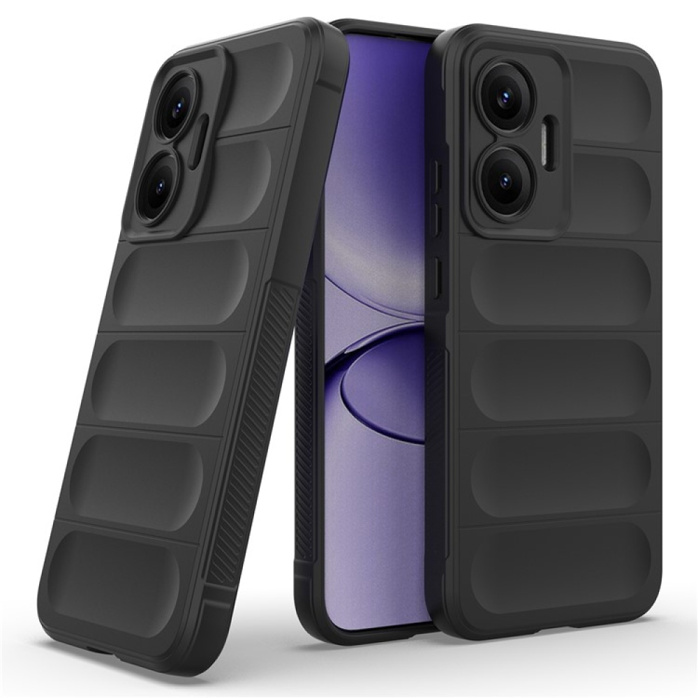 Rugg tartós zselés tok Xiaomi Poco F7 5G - fekete