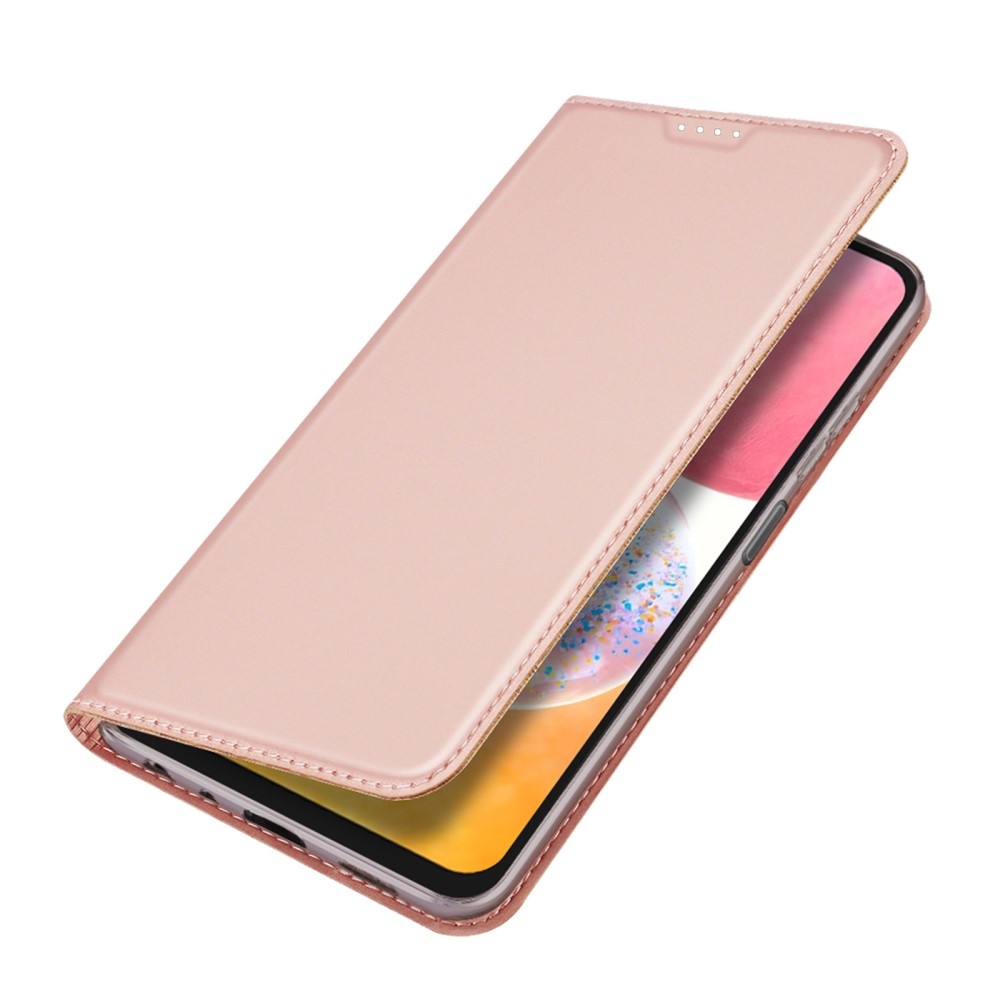DUX könyv tok Samsung Galaxy A15 4G/5G készülékhez - rózsaarany színben