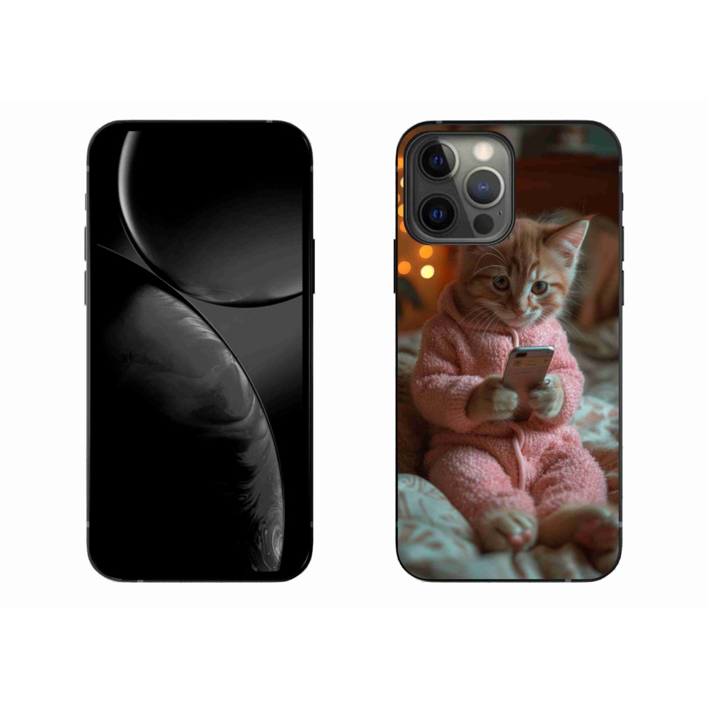 Zselés borítás mmCase iPhone 13 Pro Max készülékhez - baba mobillal