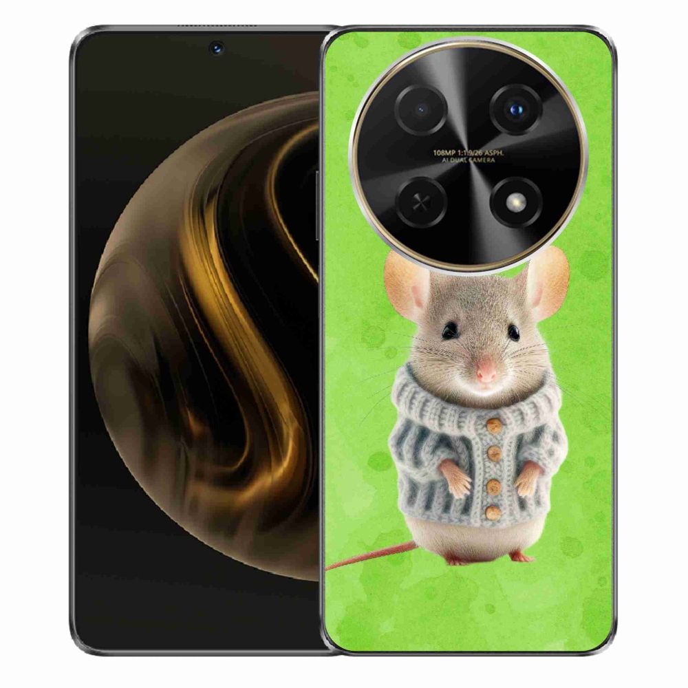 Gél borítás mmCase a Huawei Nova 12i készülékhez - egér pulóverben