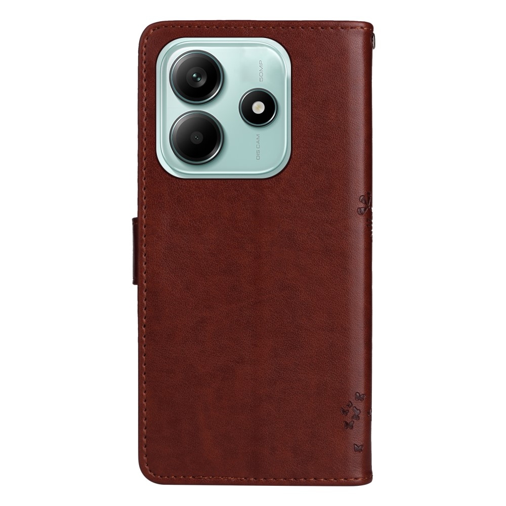 Fák könyve tok Xiaomi Redmi Note 14 5G - barna színben