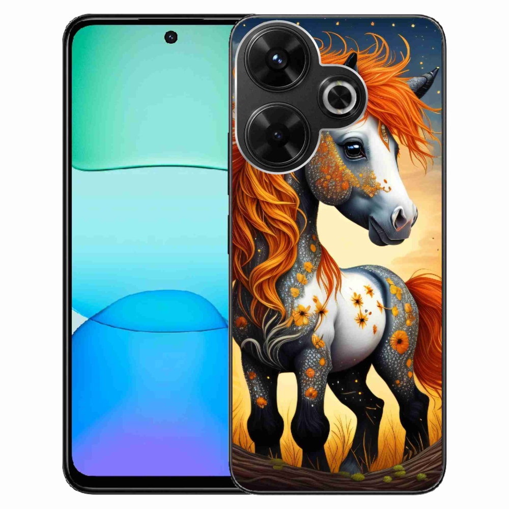 Gél borítás mmCase a Xiaomi Redmi 13 4G/Poco M6 4G - színes pónihoz