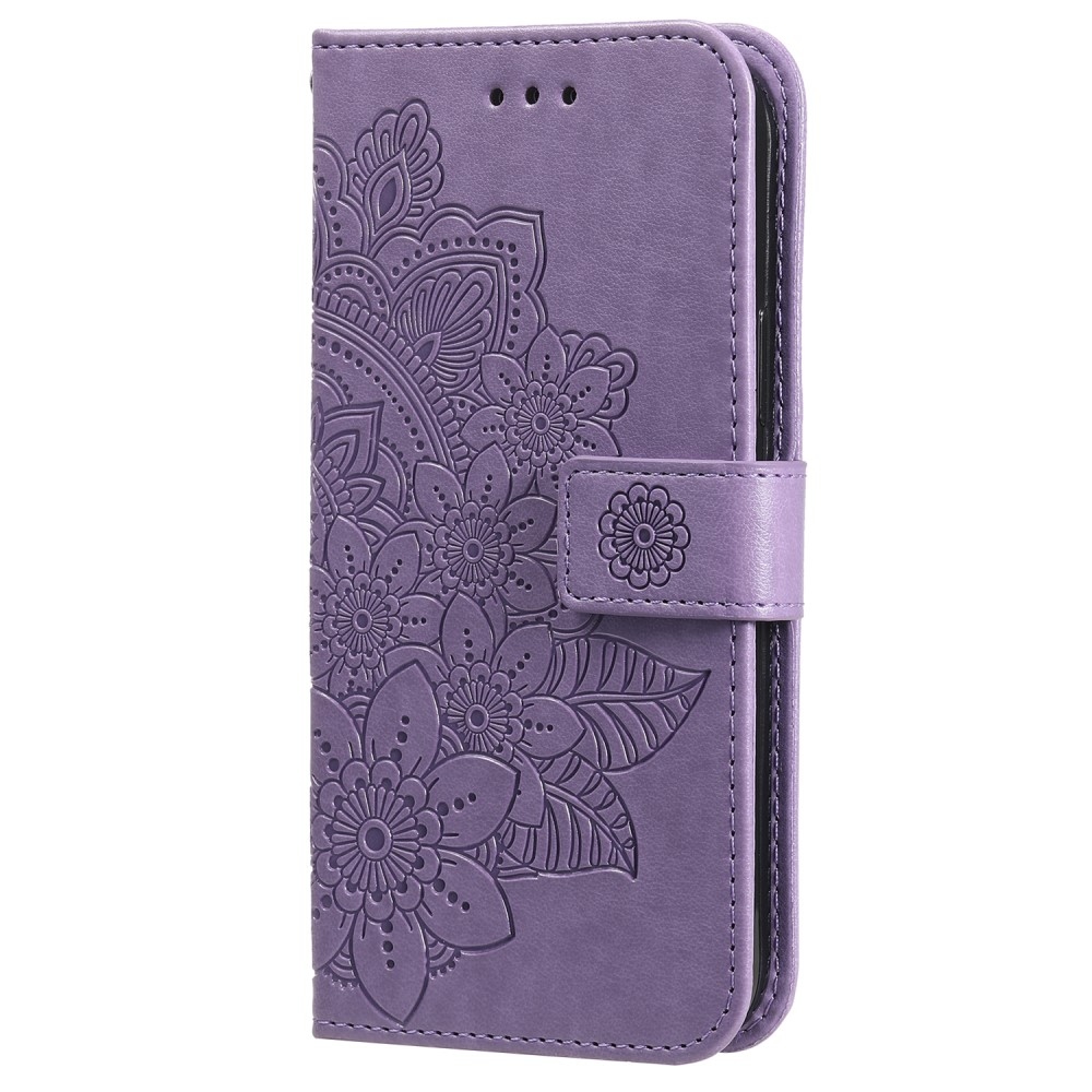 Mandala könyv tok a Xiaomi Redmi Note 13 Pro+ 5G számára - lila