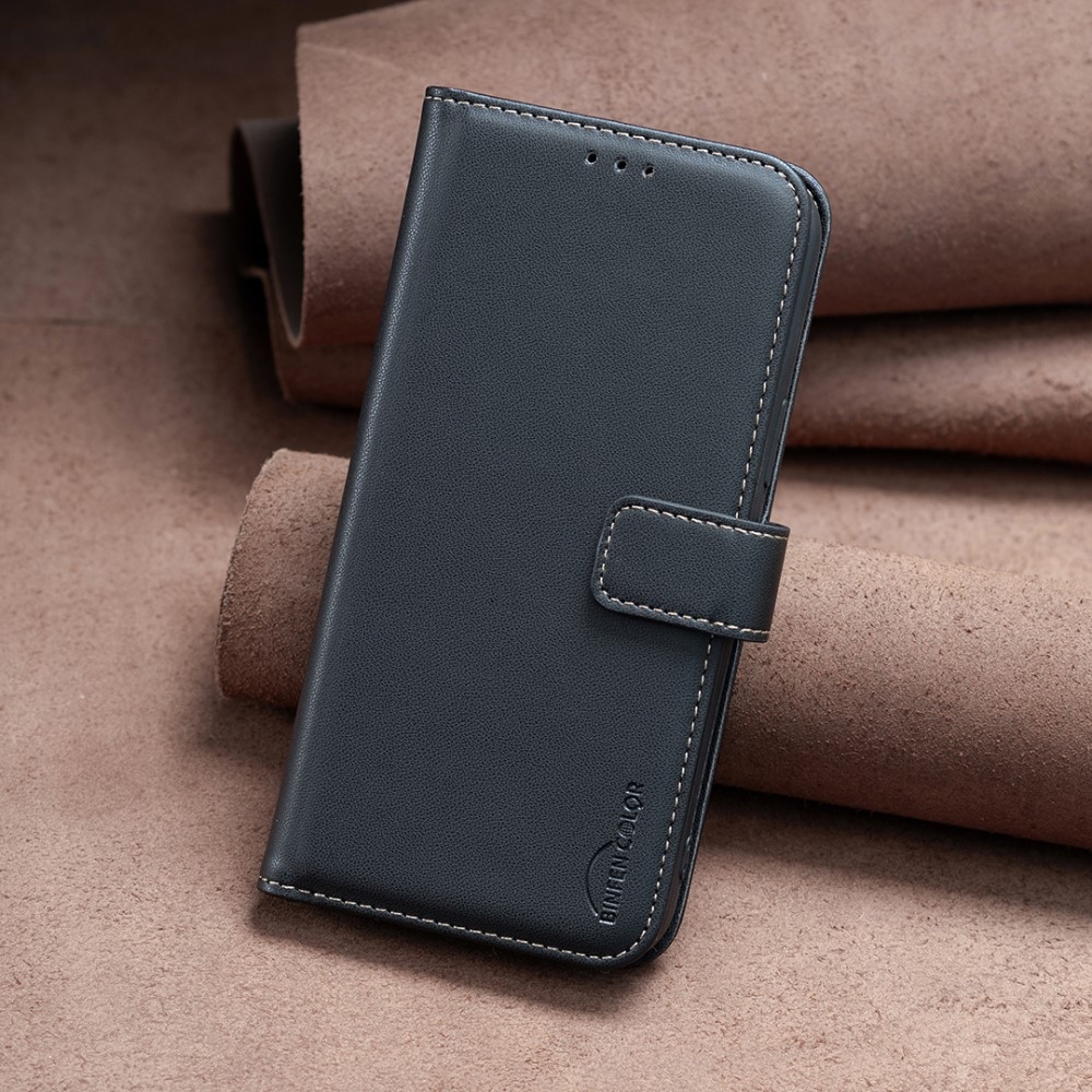 BNF könyvtáska Xiaomi Redmi 14C/Poco C75-hez - fekete