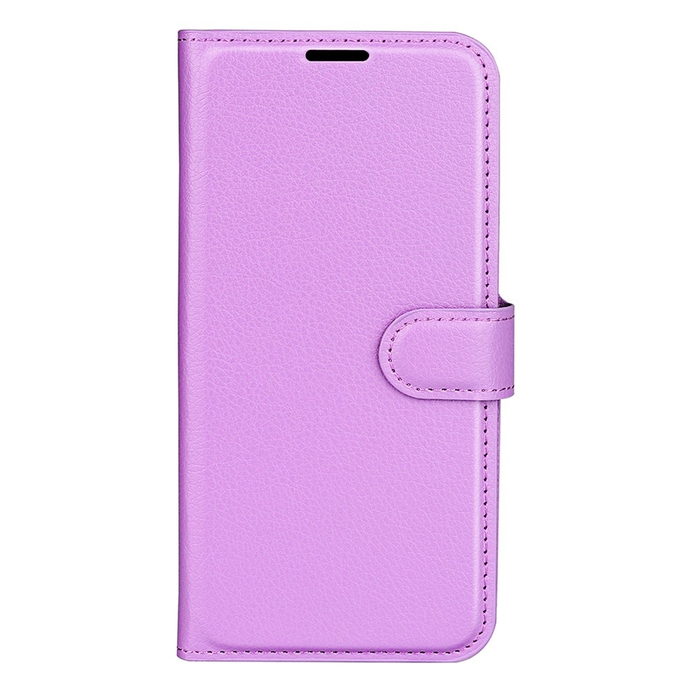 Litchi könyv tok Samsung Galaxy S25 Edge készülékhez - lila