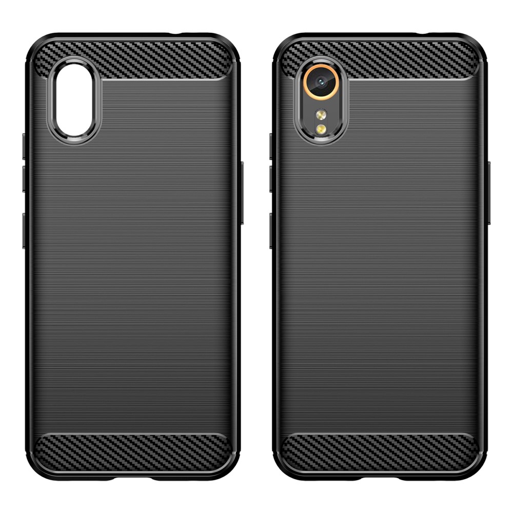 Szénálló zselés tok Samsung Galaxy Xcover 7 készülékhez - fekete