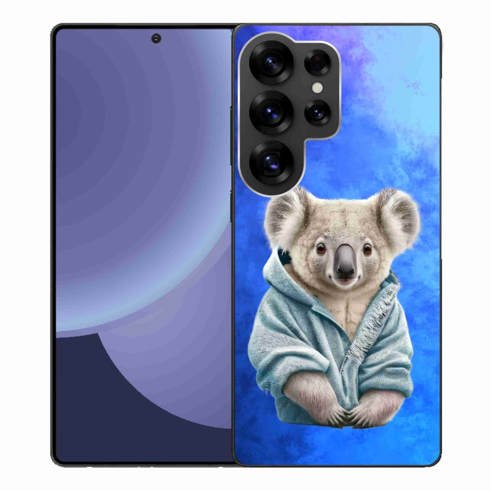 Zselés borítás mmCase Samsung Galaxy S25 Ultra készülékhez - koala pulóverben