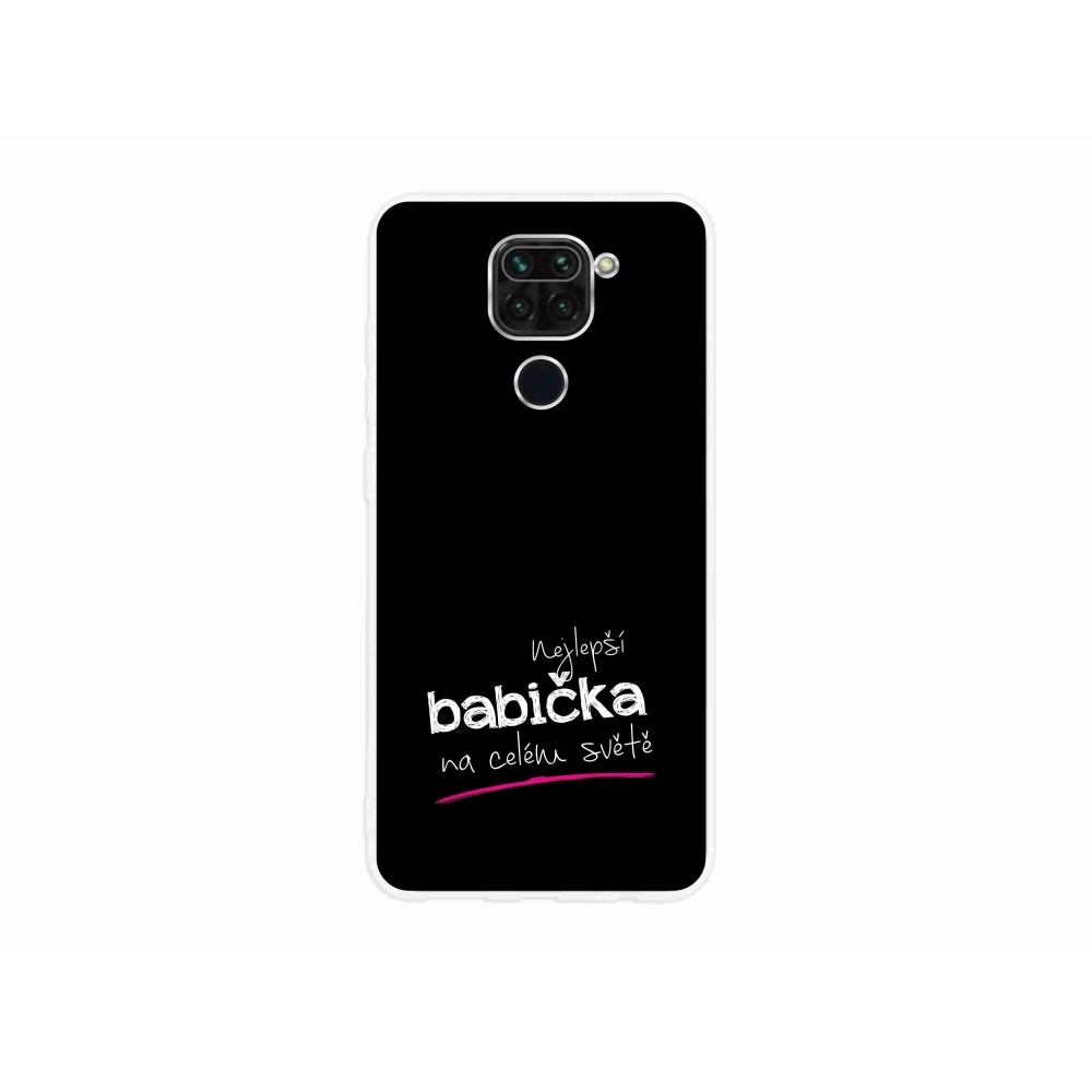 Gél borító mmCase a Xiaomi Redmi Note 9 - a legjobb nagymama 4 fekete háttérrel