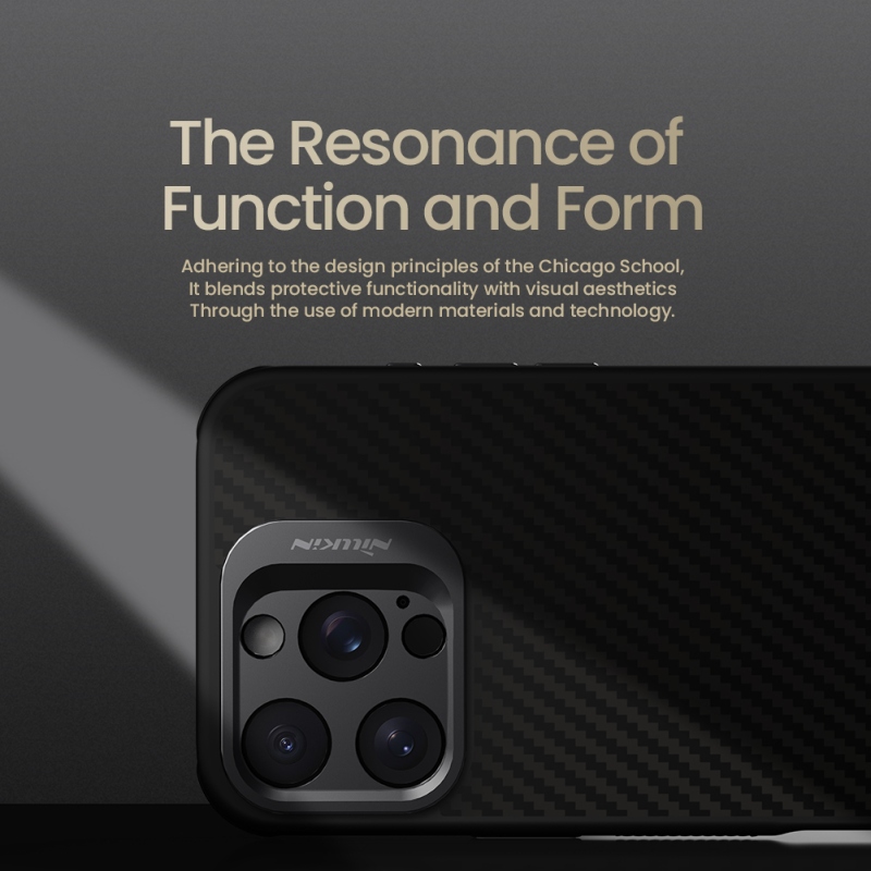 Nillkin CarboProp Aramid mágneses hátlap Apple iPhone 16 Pro Max készülékhez, fekete
