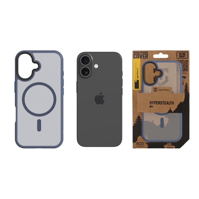 Taktikai MagForce Hyperstealth borító iPhone 17 készülékhez Mélykék