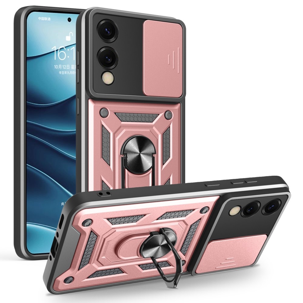 Csúszásálló borítás Samsung Galaxy S25 Edge készülékhez - rózsaarany