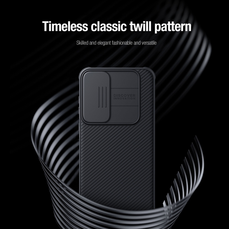Nillkin CamShield PRO mágneses hátlap Samsung Galaxy A55 5G fekete