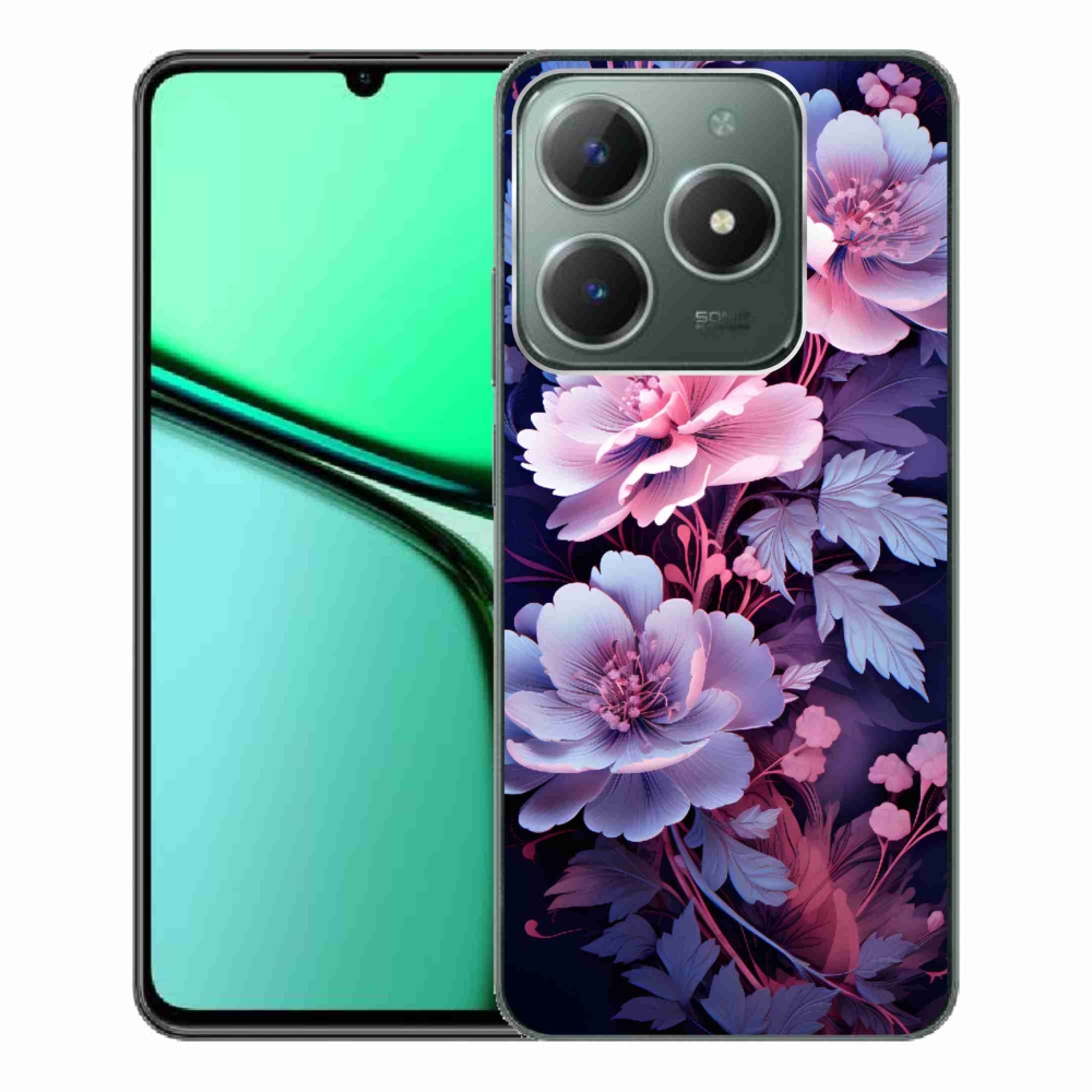 Zselés borító mmCase a Realme C61 készülékhez - virágok 11