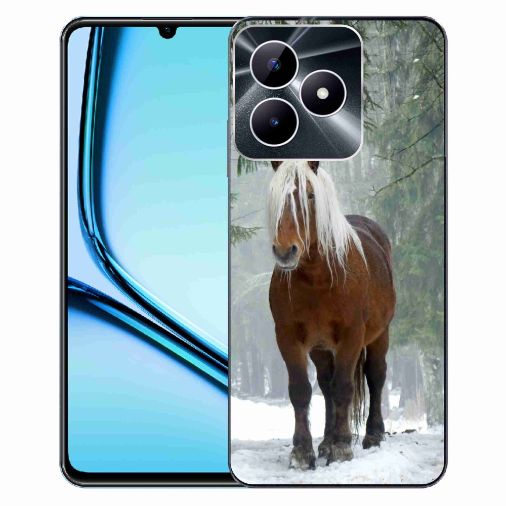 Gél tok mmCase a Realme Note 50 készülékhez - ló az erdőben