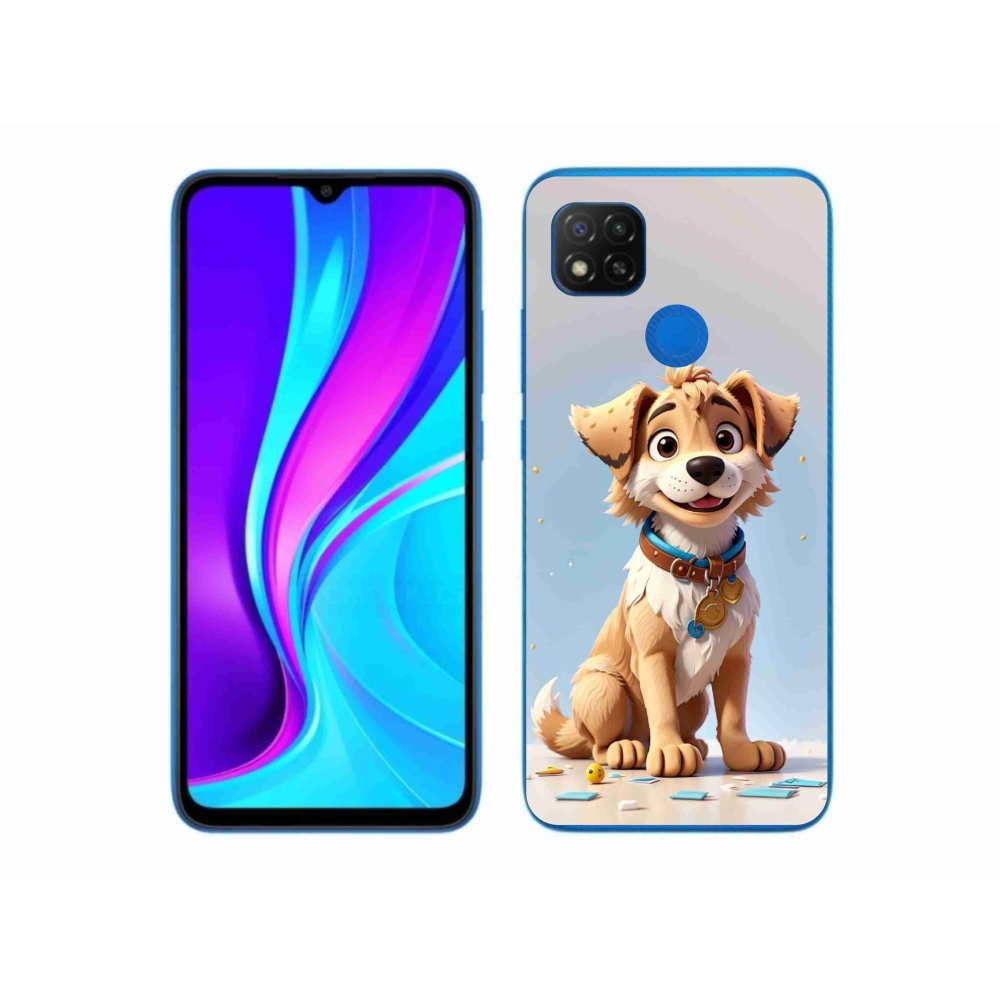 Gél borítás mmCase a Xiaomi Redmi 9C-hez - rajzfilm kiskutya