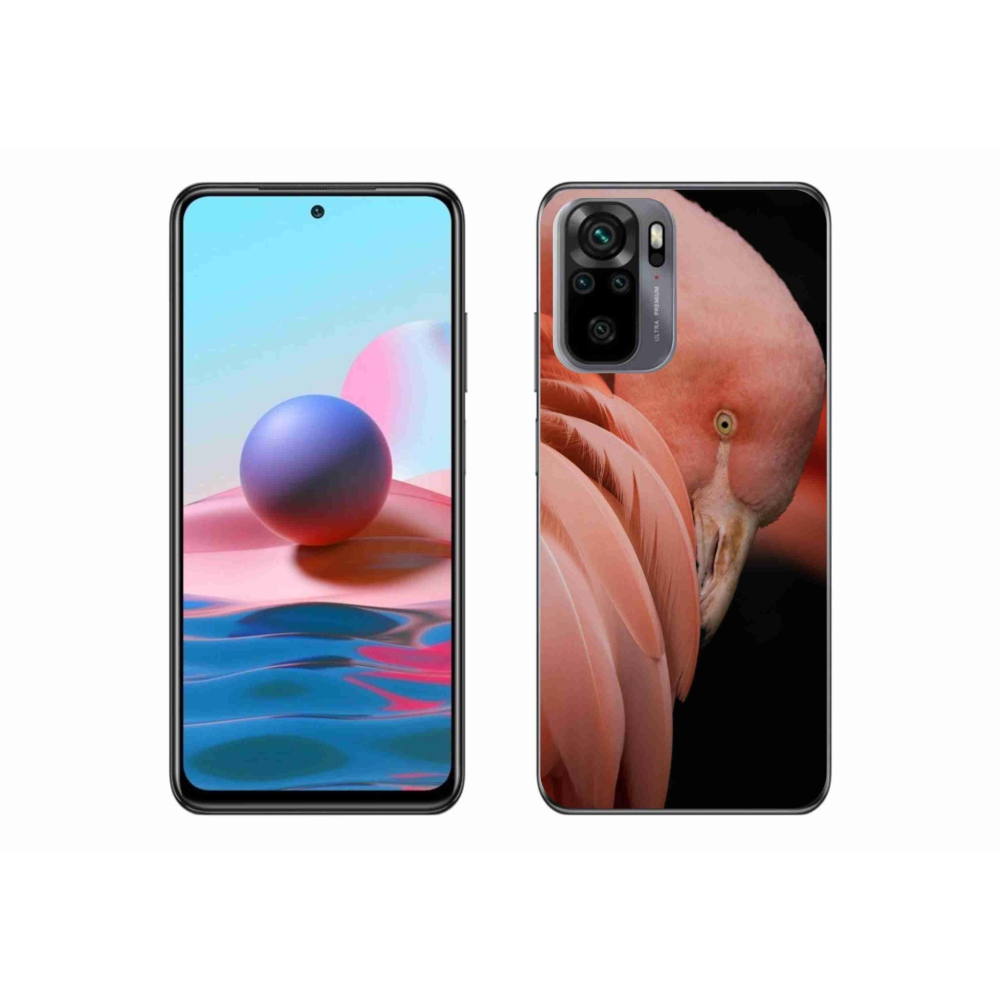 Gél borítás mmCase a Xiaomi Poco M5s készülékhez - flamingó 3