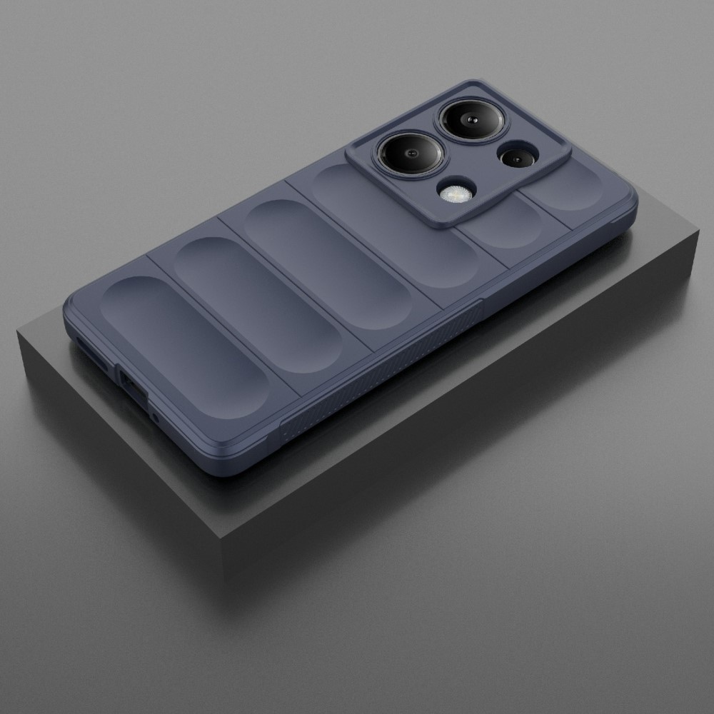 Rugg tartós zselés tok Xiaomi Redmi Note 14S-hez - sötétkék