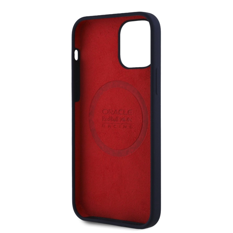 Red Bull szilikon vízszintes logós MagSafe hátlap iPhone 12/12 Pro tengerészgyalogsághoz
