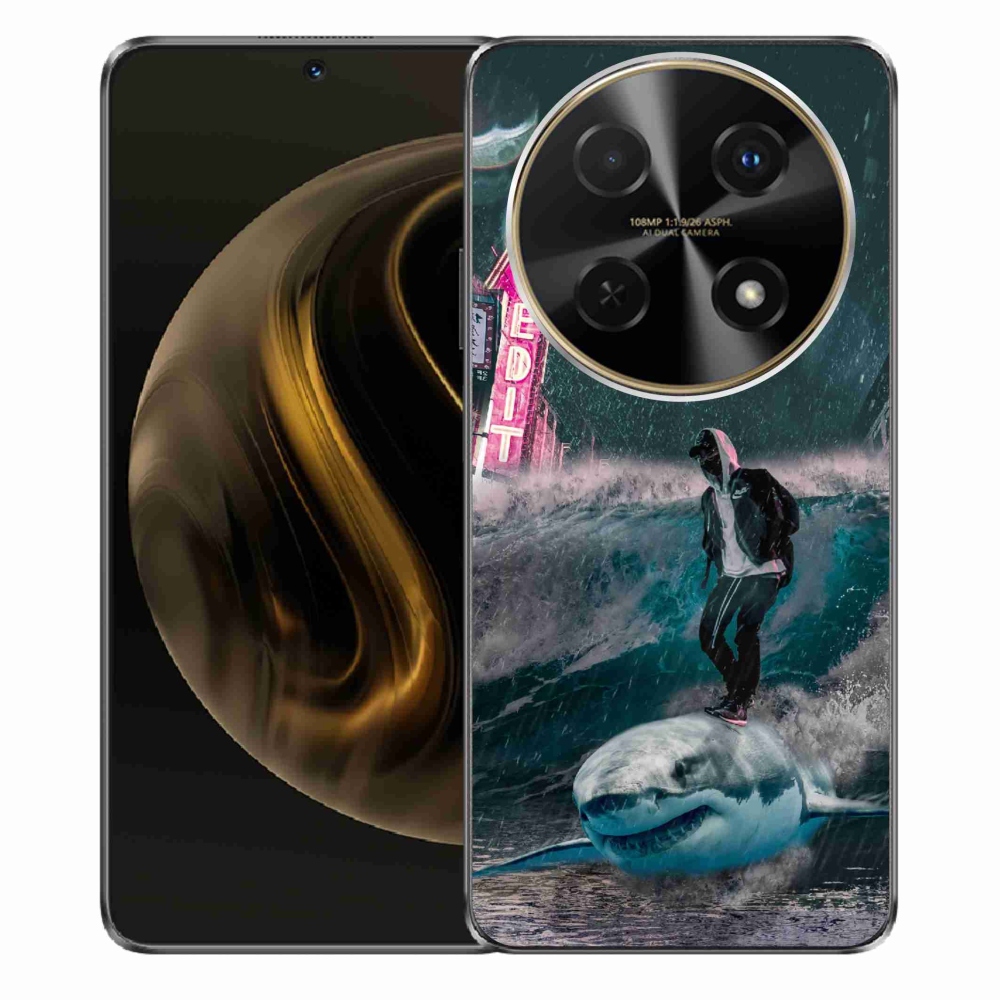 Gél borítás mmCase a Huawei Nova 12i készülékhez - cápa