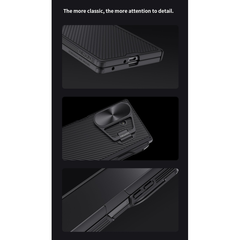 Nillkin CamShield Prop mágneses tolltartó hátlap Samsung Galaxy Z Fold 7 fekete fekete