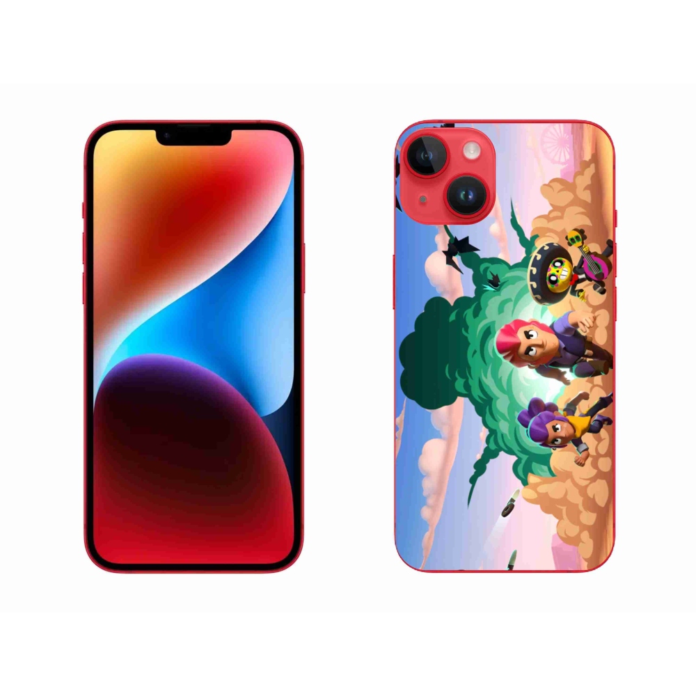 Zselés borítás mmCase iPhone 14 Plus készülékhez - verekedős csillagok