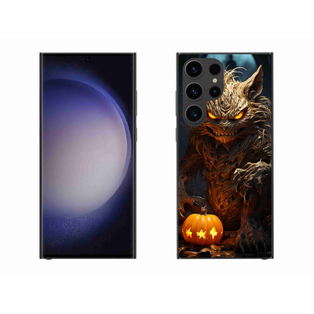 Gél borítás mmCase Samsung Galaxy S23 Ultra 5G - Halloween szörny - Samsung Galaxy S23 Ultra 5G - Halloween szörnyeteg