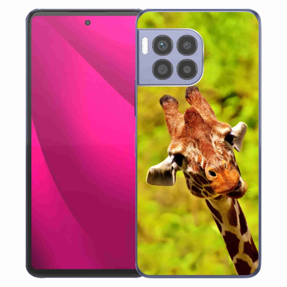 Zselés borítás mmCase a T-Mobile T Phone 2 Pro készülékhez - zsiráf
