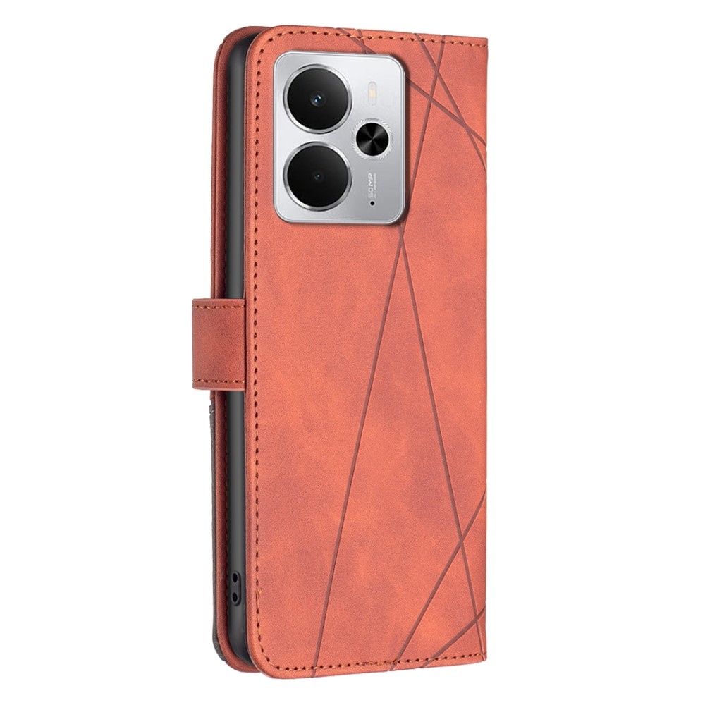 COLOR BNF könyvtáska a Realme 14 5G készülékhez - barna