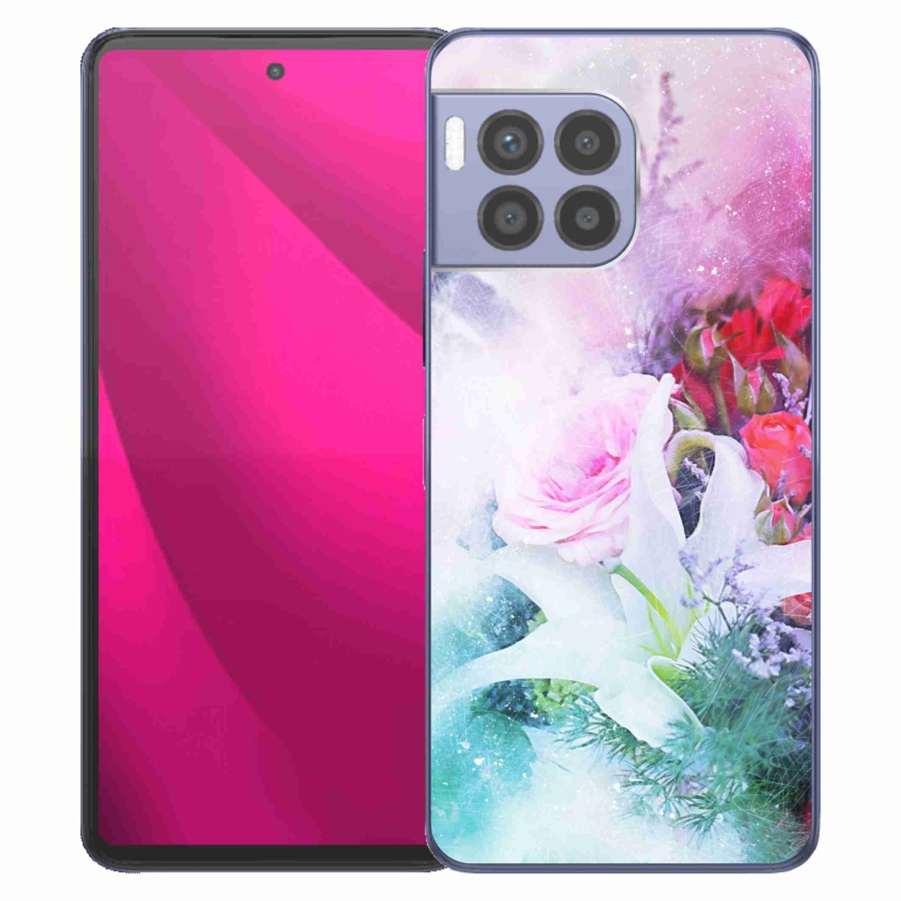 Zselés borítás mmCase a T-Mobile T Phone 2 Pro készülékhez - Virágok 4