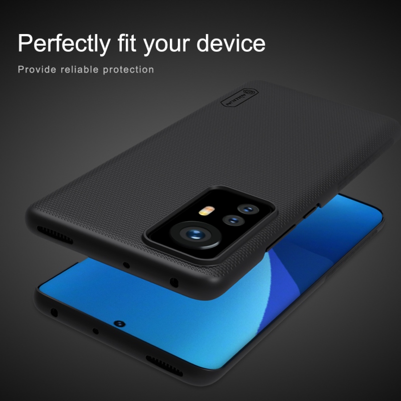 Nillkin Super Frosted Back Cover for Xiaomi 12/12X fekete