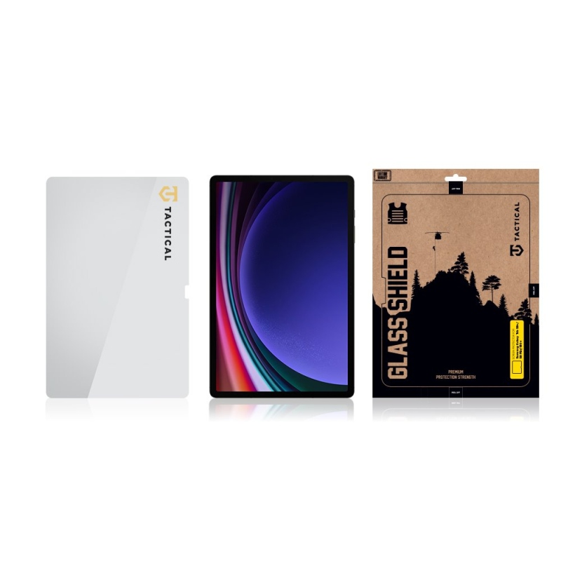 Taktikai üveg védőpajzs üveg Samsung Galaxy Tab S9+/S9 FE+/S10+ átlátszó