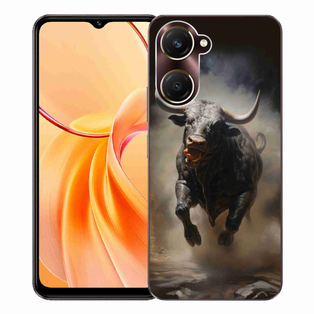 Gél borítás mmCase a Vivo Y28s 5G-n - dühös bika